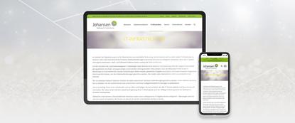 medienhandwerk referenzen webseite johansen network solutions