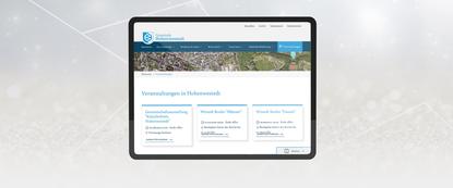medienhandwerk referenzen webseite gemeinde hohenwestedt